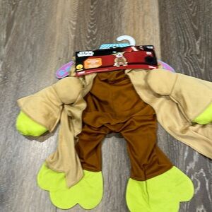 Yoda dog costume NWT